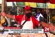 Funcionarios de Chorrillos denuncian invasión de ambulantes en zona limítrofe
