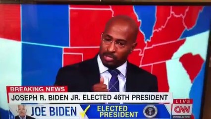 CNN yorumcusu, Biden'ın başkanlığının duyurulduğu anda gözyaşlarını tutamadı