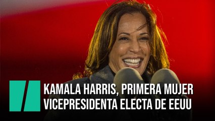 Kamala Harris, primera mujer vicepresidenta de Estados Unidos