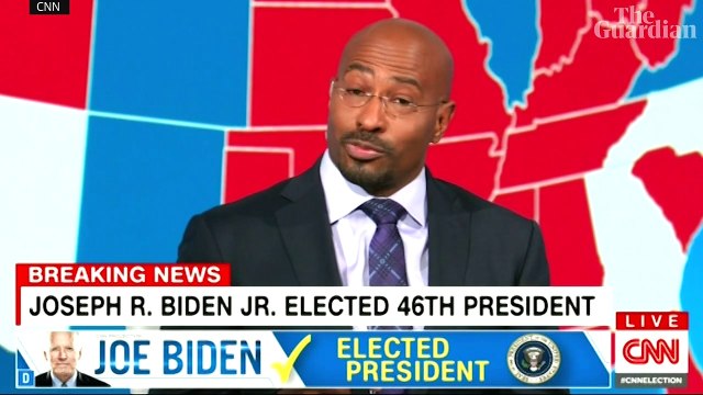 A l'annonce de l'élection de Joe Biden, le commentateur politique de CNN a fondu en larmes en direct à l'antenne
