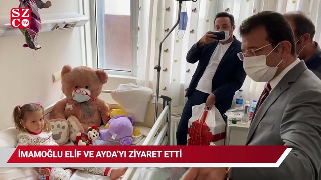 İmamoğlu’ndan İzmir depreminin simge bebekleri Ayda ve Elif’e ziyaret