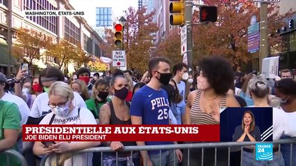 À Wilmington, ambiance festive dans le fief de Joe Biden après sa victoire à la présidentielle