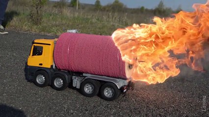 Amazing 50,000 Matches Powered Jet Truck