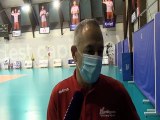 Christophe Charroux coach de Martigues Volley après la défaite contre Fréjus