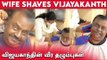 Healthy & Happy Vijayakanth | Inside Vijaykanth Home | Premalatha Dyes his Hair