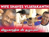 Healthy & Happy Vijayakanth | Inside Vijaykanth Home | Premalatha Dyes his Hair