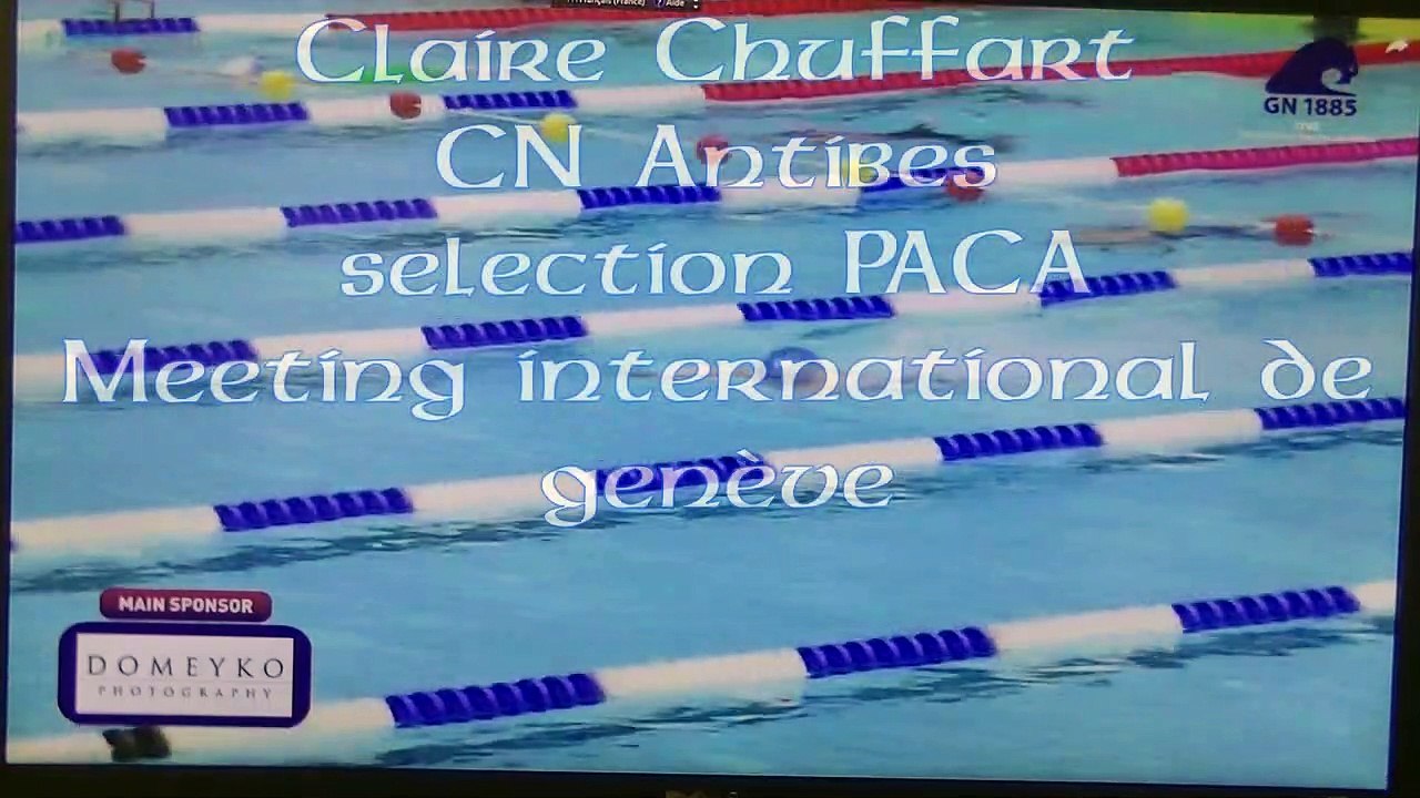 NATATION Claire meeting de Genève