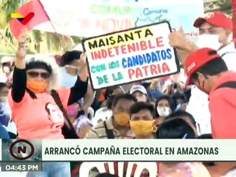 En Amazonas arrancó la campaña electoral rumbo a la victoria del 6 de diciembre