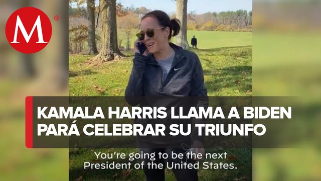 ¡Lo hicimos, Joe! , así le informó Kamala Harris a Biden sobre victoria en elecciones