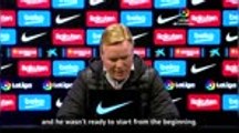 Koeman explains decision to start Messi from the bench