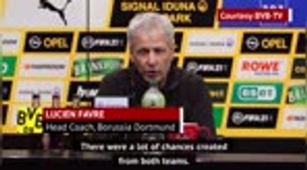 Favre hails 'beautiful to watch' spectacle after Dortmund lose Klassiker