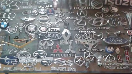 Car emblem collection - Moja kolekcja znaczków samochodowych cars around world hood ornament badge