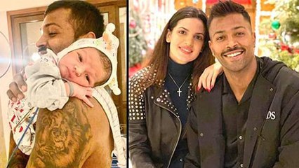 Natasha ने बेटे पर प्यार लुटाते Hardik Pandya की video पर किया ये comment|FilmiBeat
