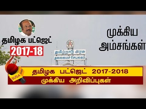 தமிழக பட்ஜெட் 2017 : சட்டசபை பட்ஜெட் கூட்டத்தொடர் துவங்கியது!
