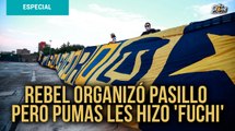 Rebel organizó pasillo pero Pumas les hizo 'fuchi' previo a Cruz Azul