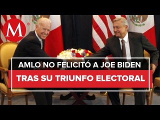 AMLO no felicita a Biden y causa controversia en redes