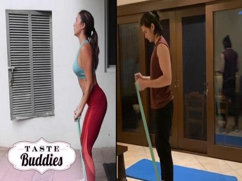 Taste Buddies: Resistant band workout routines with Solenn Heussaff and Gil Cuerva