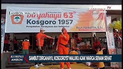 Kosgoro57 Maluku Gelar Senam Sehat