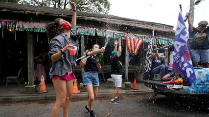 Celebrations in US after announcement of Joe Biden's win