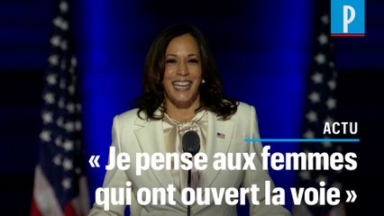 Kamala Harris : « Je suis la première vice-présidente, mais pas la dernière »