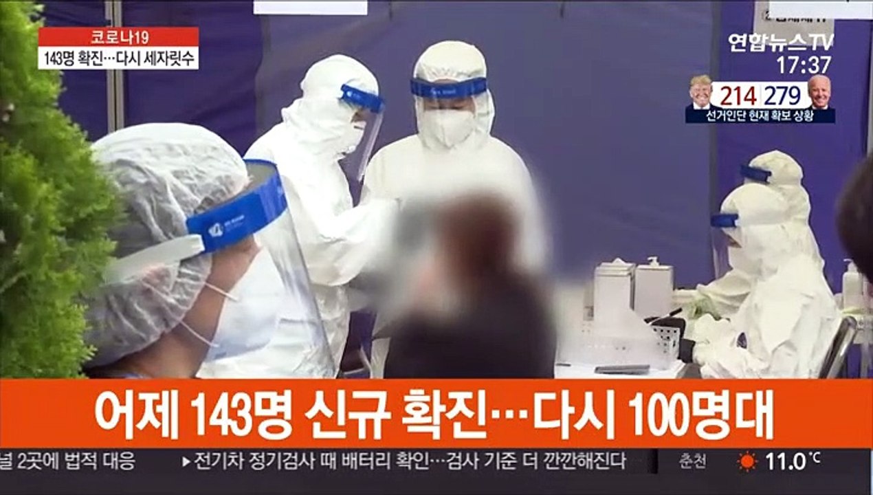 확진자 143명, 다시 세자릿수…일상 감염 확산