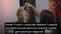 Madame Tussauds müzesi, seçimleri kaybeden Trump'ın heykeline golf kostümü giydirdi