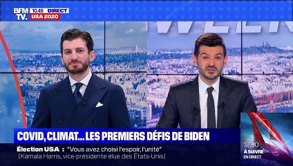 Les premiers défis de Joe Biden - 08/11