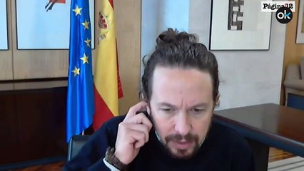 Iglesias llama "ultraderecha golpista" a Trump desde su despacho de vicepresidente