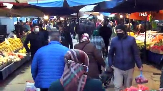 Görüntüler Bursa'dan! Koronavirüs yine unutuldu