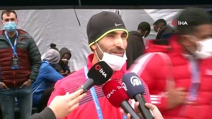 Üzeyir Söylemez: 'Kazanmak için elimden geleni yaptım maalesef 27. kilometrede yere düştüm'