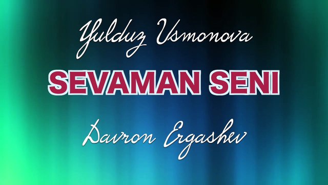 Yulduz Usmonova - Sevaman seni #karaoke