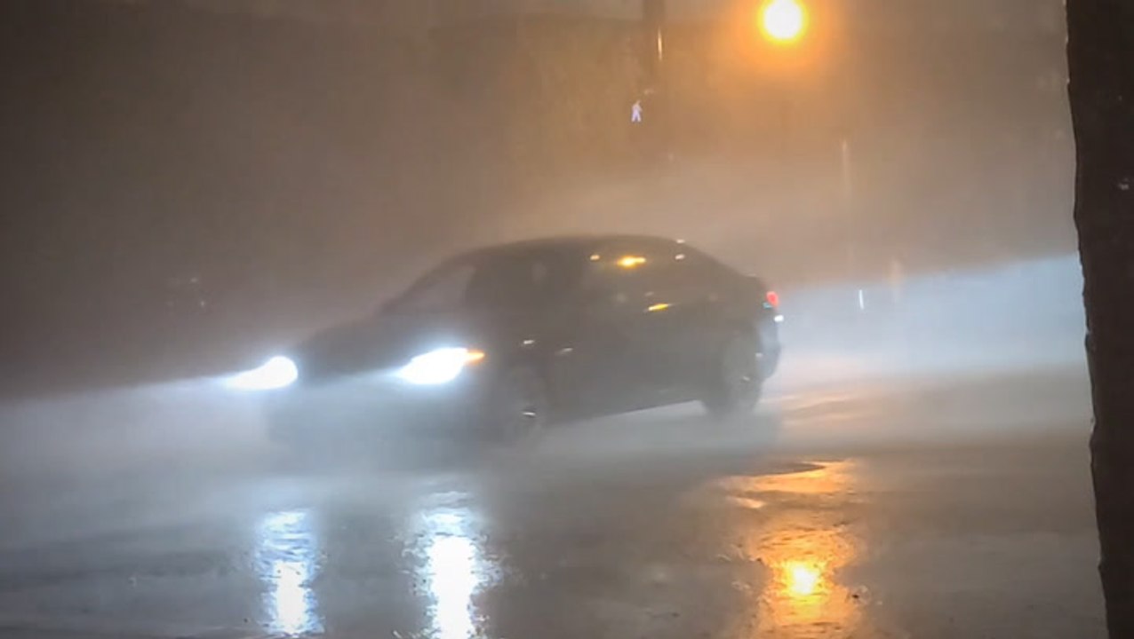 Eta's winds howl across streets of Miami