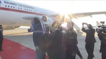 Pablo Iglesias acompaña al rey Felipe VI al acto de transmisión de mando presidencial de Bolivia