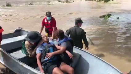 Homes underwater as Eta flooding prompts rescues