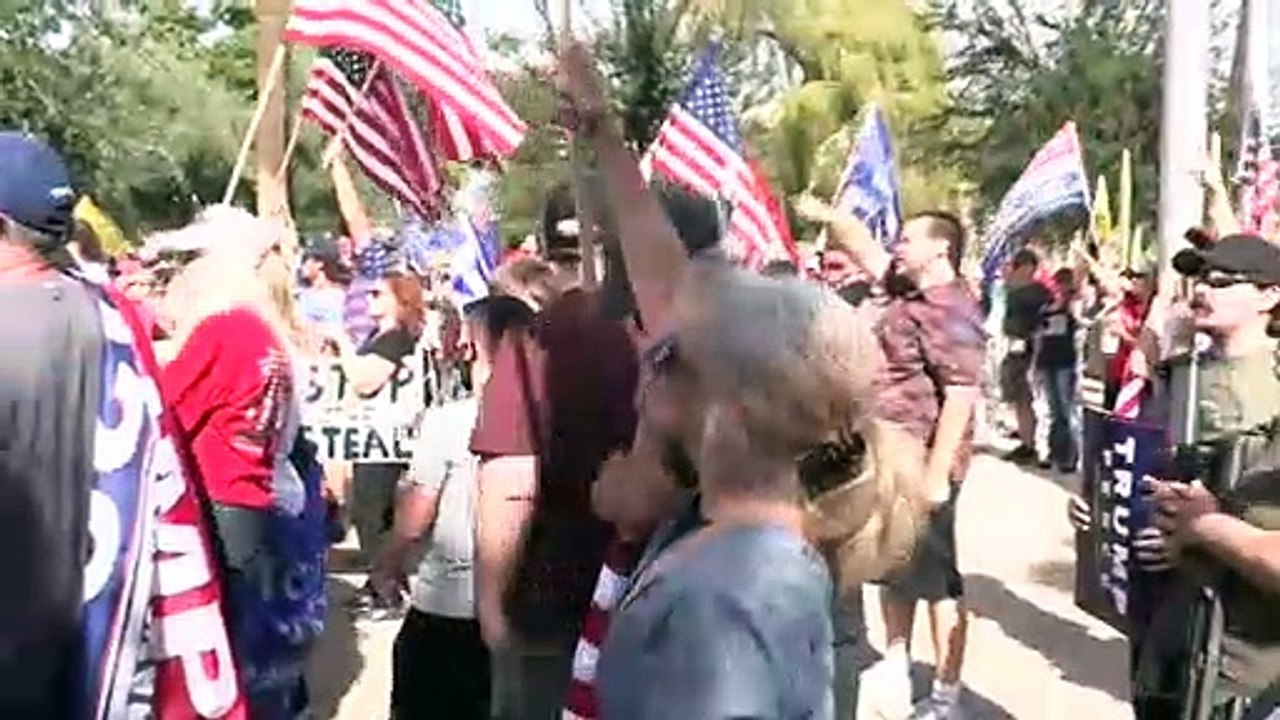 Nach Bidens Sieg: Wut und Enttäuschung bei Trump-Anhängern