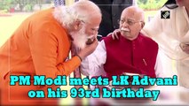 PM Narendra Modi meets LK Advani on his 93rd birthday
