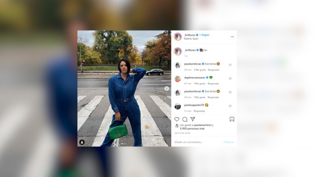 Laura Matamoros nos muestra el mejor look para este domingo otoñal