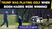 Trump was playing golf when Joe Biden & Kamala Harris were being declared winners | Oneindia News