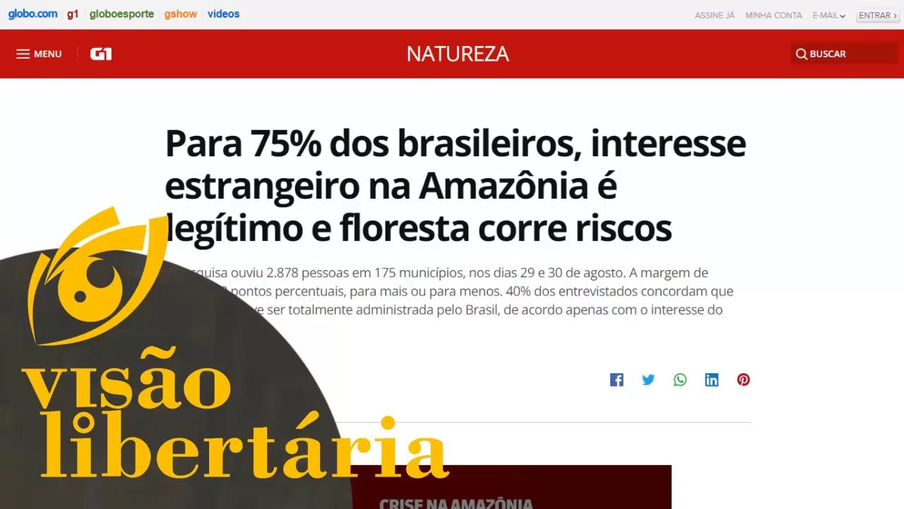 Amazônia é de quem é dono dela