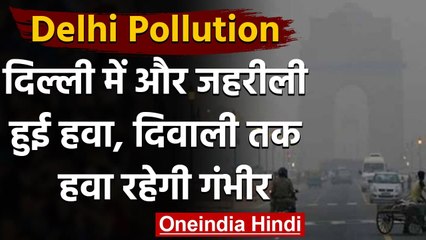 Delhi Air Pollution: आज भी AQI 400 के पार, लोगों की Eyes में हो रही जलन |  वनइंडिया हिंदी