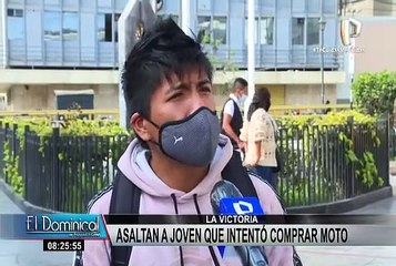 La Victoria: delincuentes asaltan a joven que intentó comprar moto por internet
