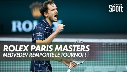 Daniil Medvedev remporte le Rolex Paris Masters !