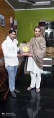 युवा नेता ने पश्चिमी उत्तर प्रदेश क्षेत्र उपाध्यक्ष को दिया मोदी रतन अवार्ड
