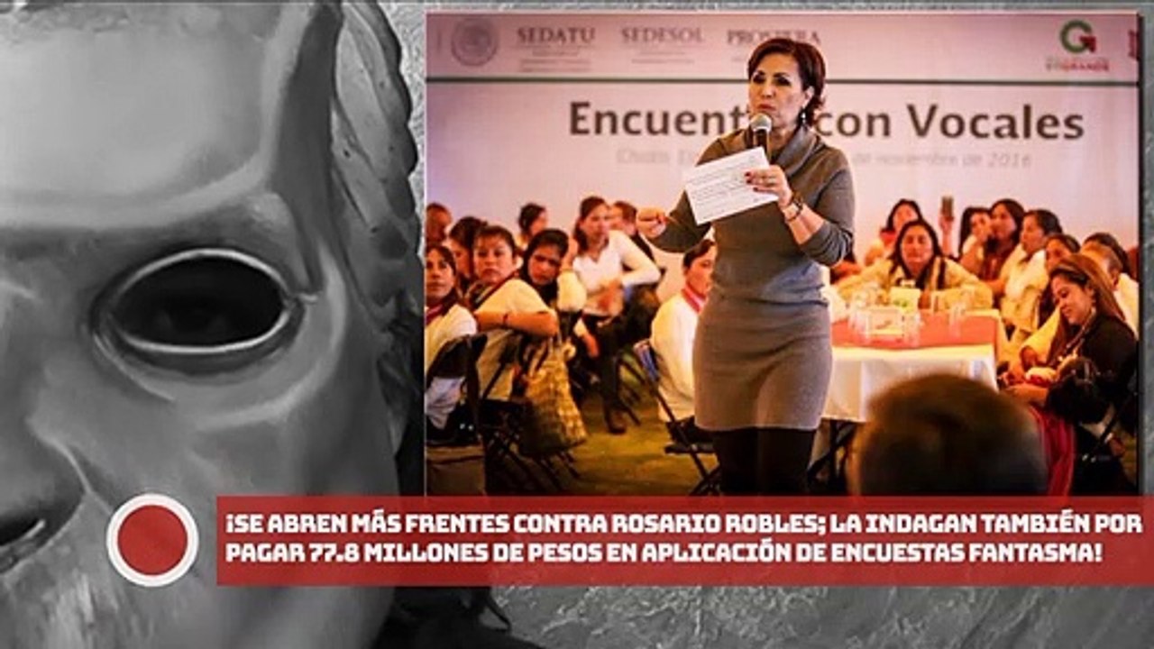 ¡Se abren más frentes vs. Robles; la indagan también por pagar 77.8 millones en encuestas fantasma!
