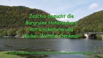 Jeschio besucht die Burgruine Hohensyburg mit Vincketurm und das Kaiser-Wilhelm-Denkmal in Dortmund 2019