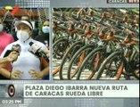 María Isabella Godoy: Activada nueva ruta de Caracas Rueda Libre en la Plaza Diego Ibarra