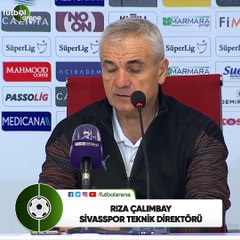 Rıza Çalımbay: "Hakem korktu, penaltımızı vermedi"