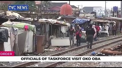 Video herunterladen: Removal order: Lagos taskforce visits Oko Oba