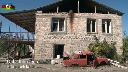 Ermenistan işgalinden kurtarılan, Balasoltanlı Köyü görüntülendi