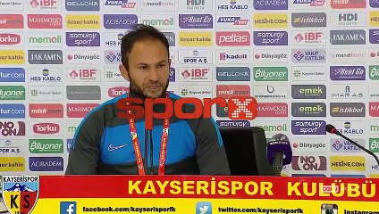 "Oyuncularım yüzde yüz ile oynadı"